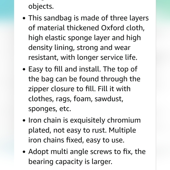 Kids Durable Heavy Duty Resistant to Play Boxing  Sandbag Hollow Punch Bag - Picture 5 of 7